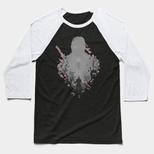 Lost Honor Grey v.:Ghost of Tsushima Baseball T-Shirt